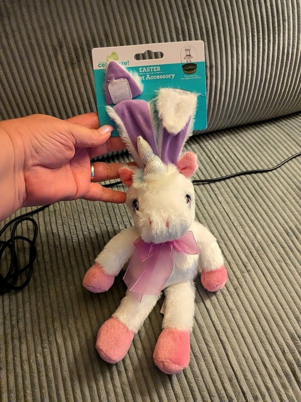Way to Celebrate Easter Basket Accessory Plush